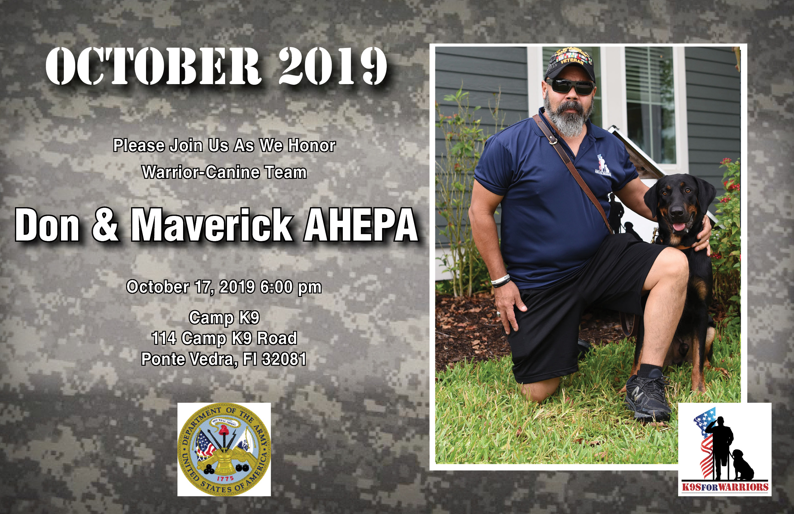 MAVERICK AHEPA ~ AHEPA Service Dogs for Warriors